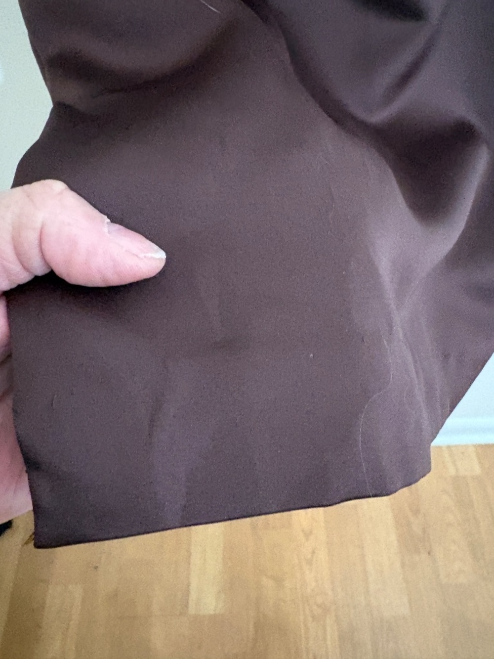 1990s JIM HJELM OCCASIONS Formal Brown Satin Tea-length Dress - Size 6 - Picture 7 of 15